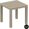 plastic outdoor resort ocean side table taupe front side 3 478afe9e e4a6 48fa a9a7 30567beee100