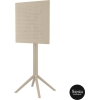 polypropylene outdoor sky folding bar table 60 taupe k front side a9545d2a 0a1a 43c2 8ee5 7518bbb5706a