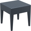 resin rattan miami tequila lounge side table darkgrey front side 1