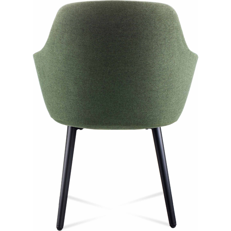 aspen sled tub chair light grey fabric