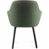 aspen sled tub chair light grey fabric