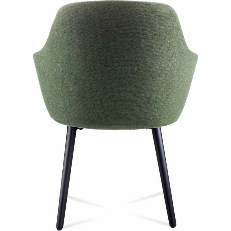 aspen sled tub chair light grey fabric