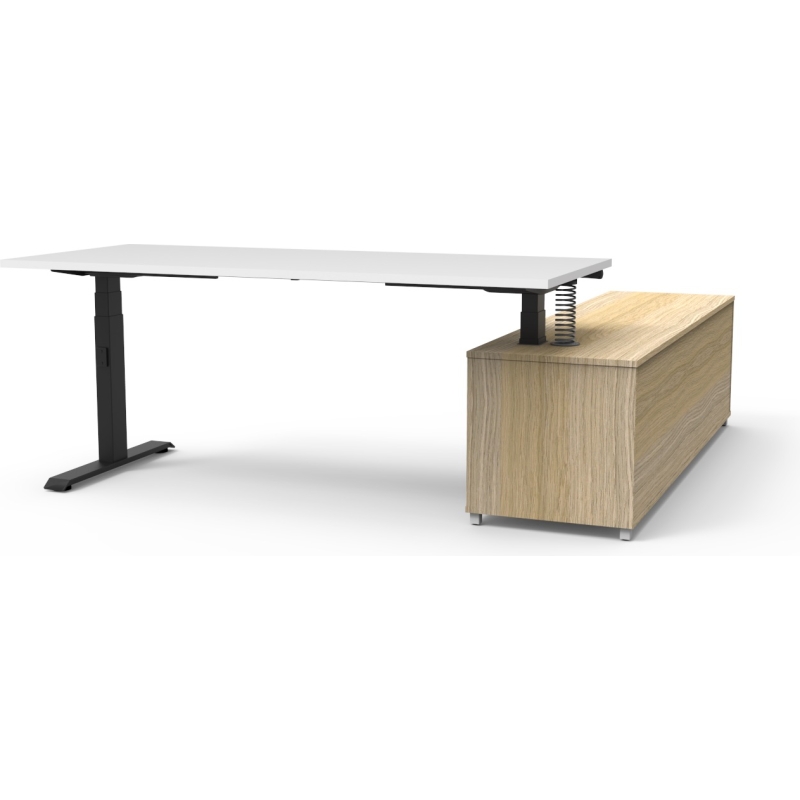 boost executive height adjustable desk
