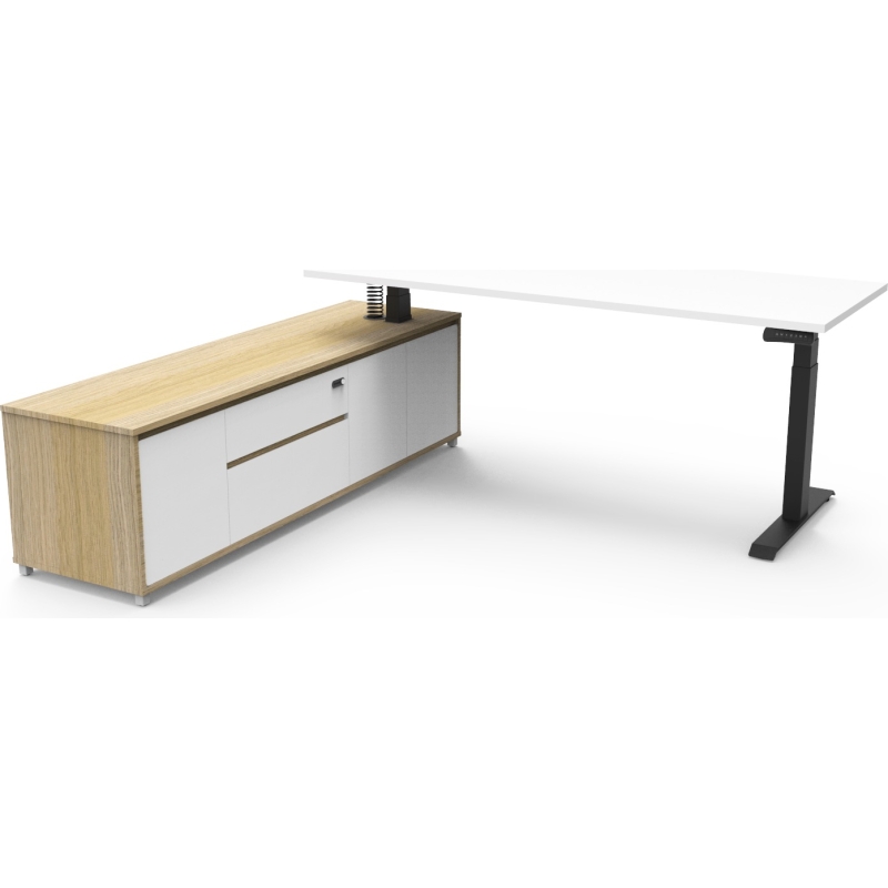 boost executive height adjustable desk
