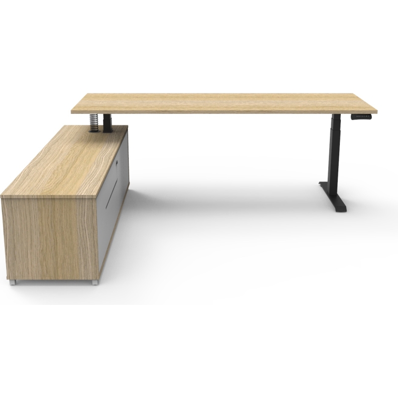 boost executive height adjustable desk