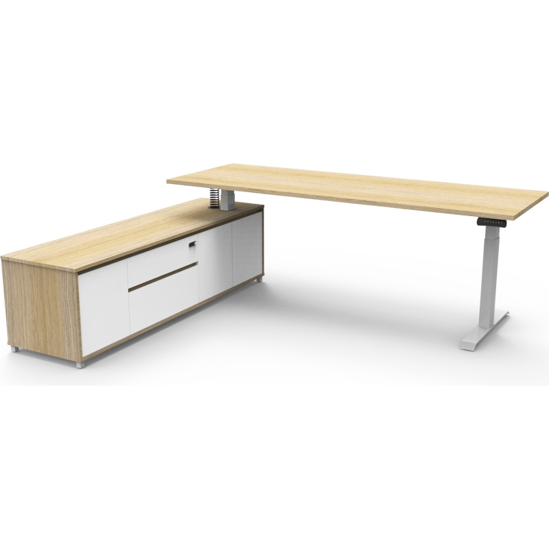 boost executive height adjustable desk
