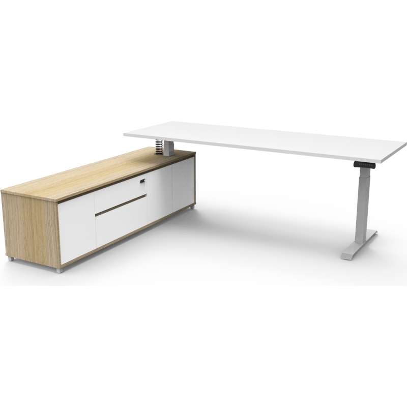 boost executive height adjustable desk