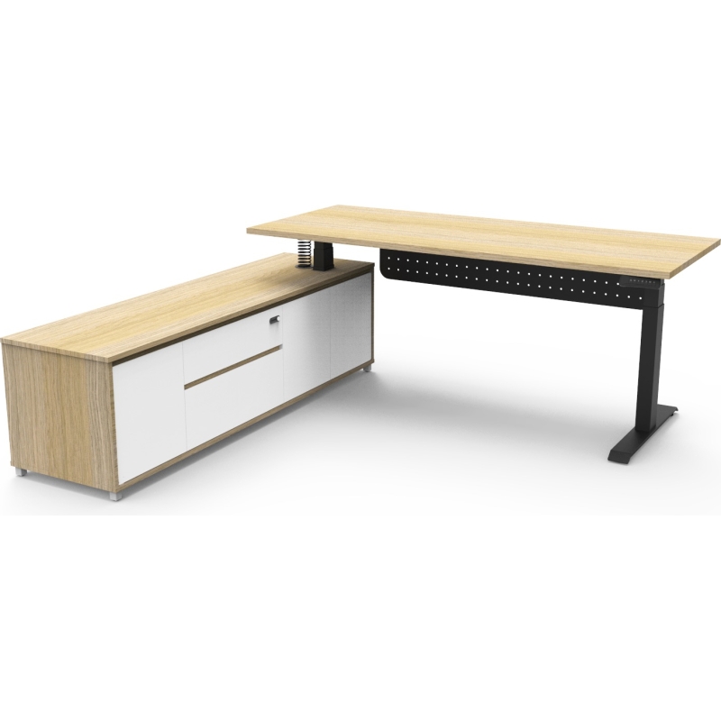 boost executive height adjustable desk