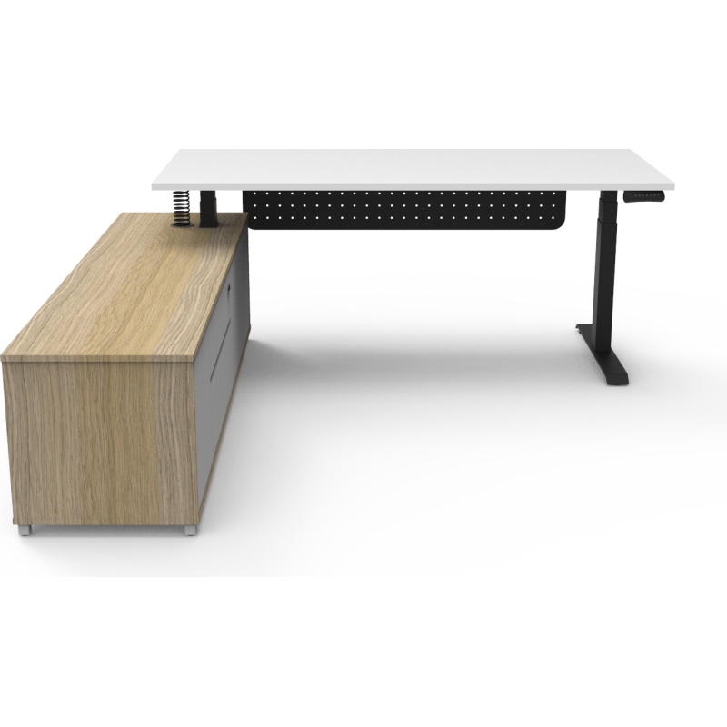 boost executive height adjustable desk