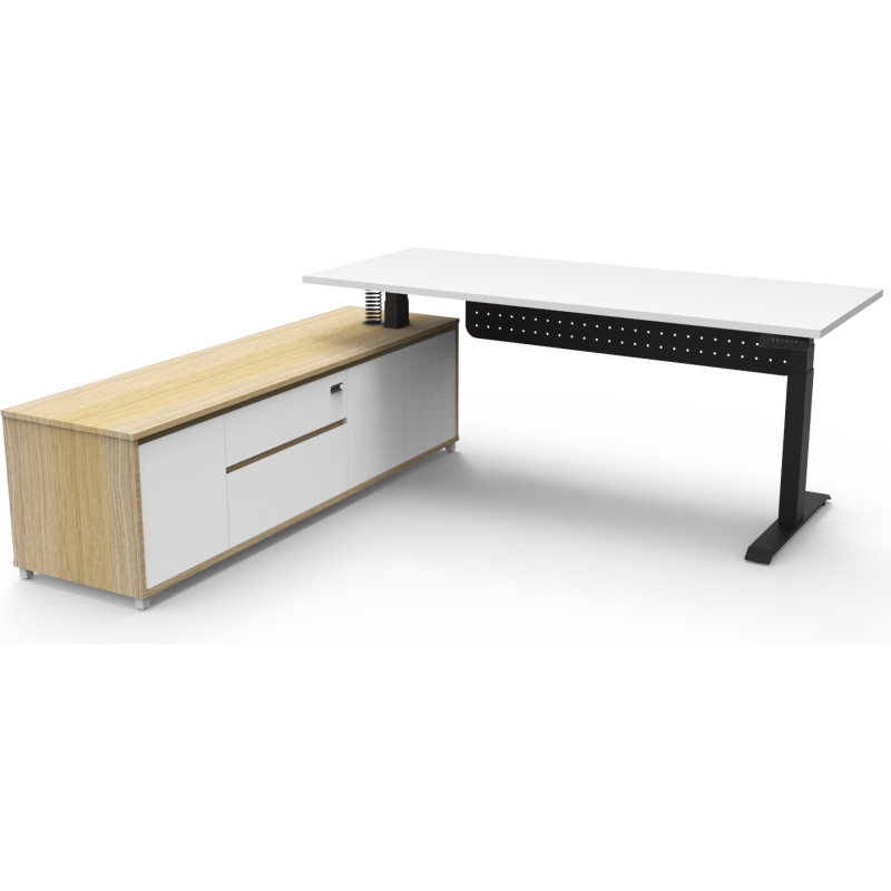 boost executive height adjustable desk