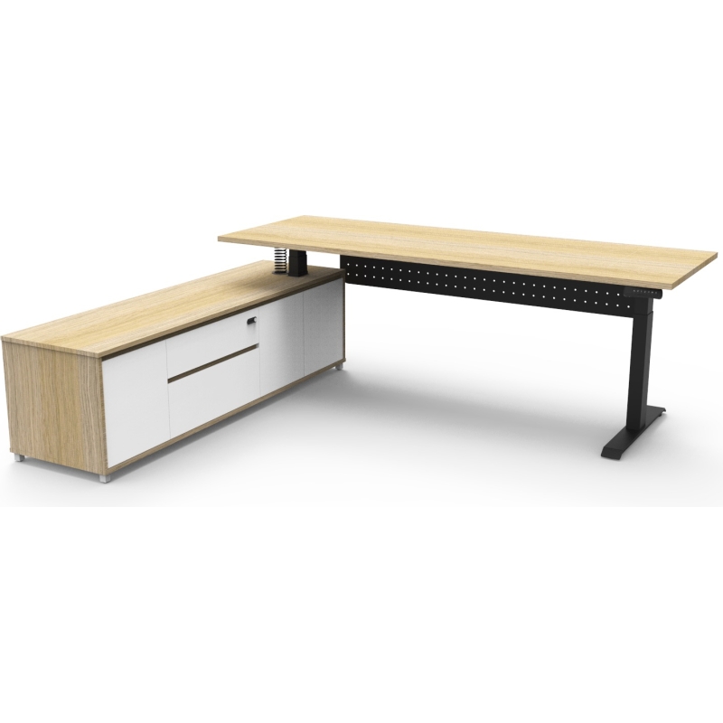 boost executive height adjustable desk