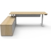 boost executive height adjustable desk