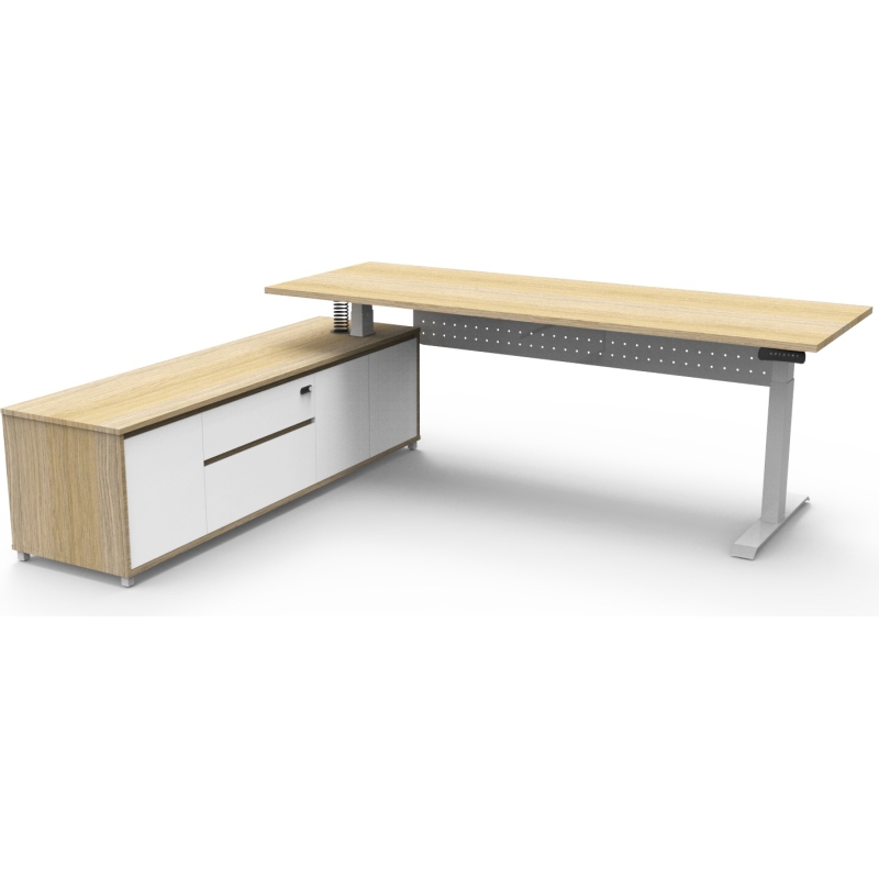 boost executive height adjustable desk