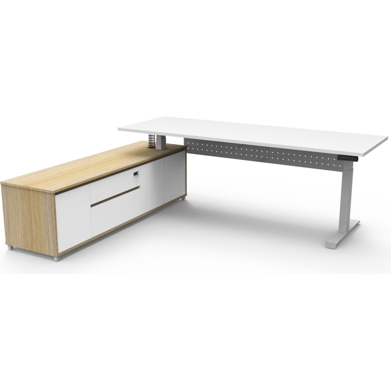 boost executive height adjustable desk