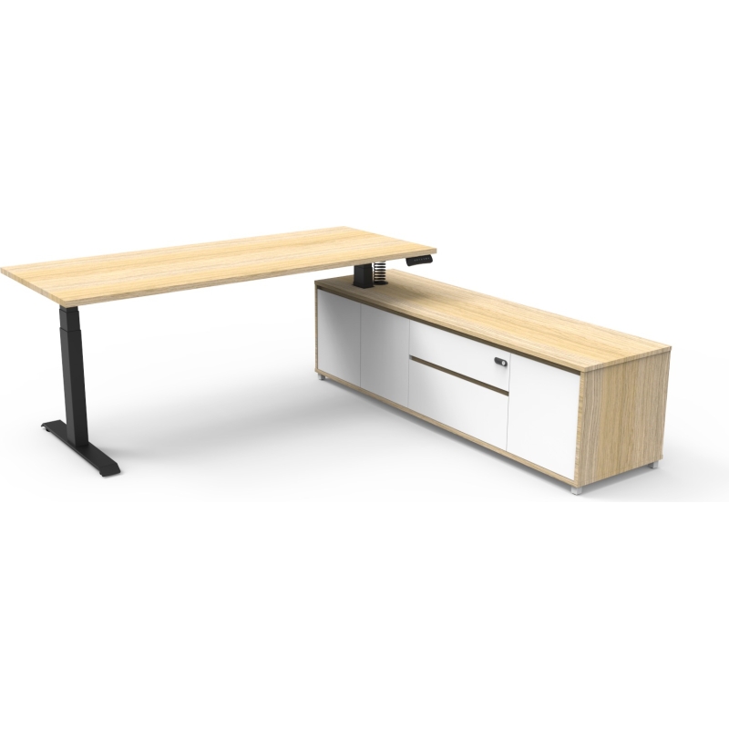 boost executive height adjustable desk