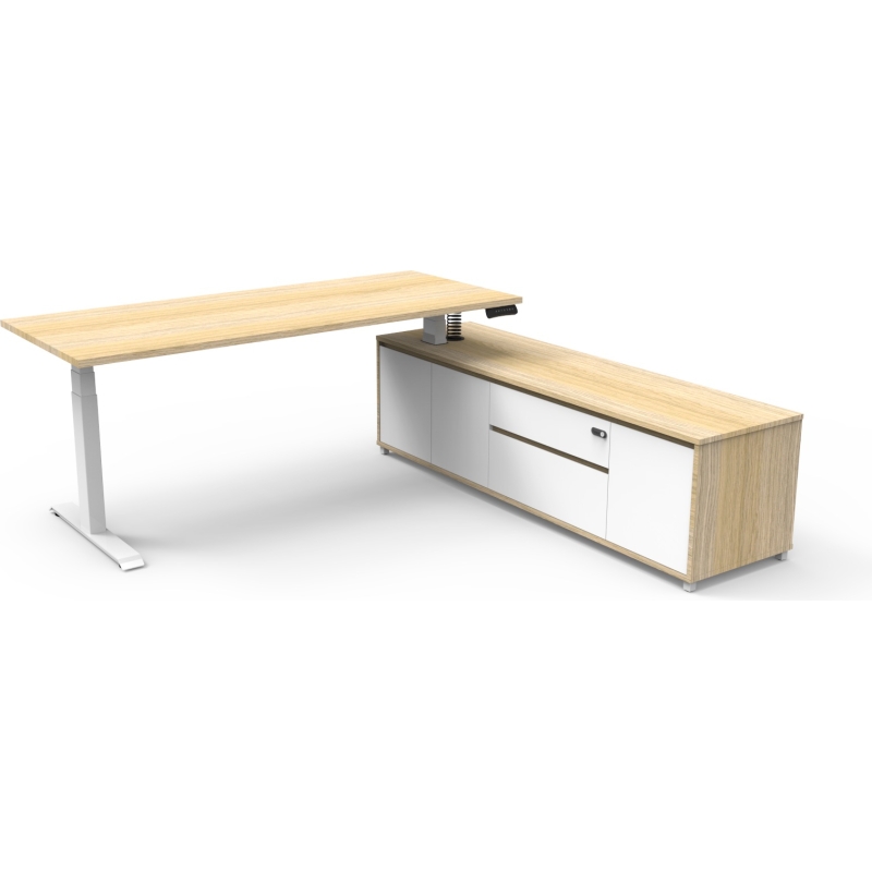 boost executive height adjustable desk