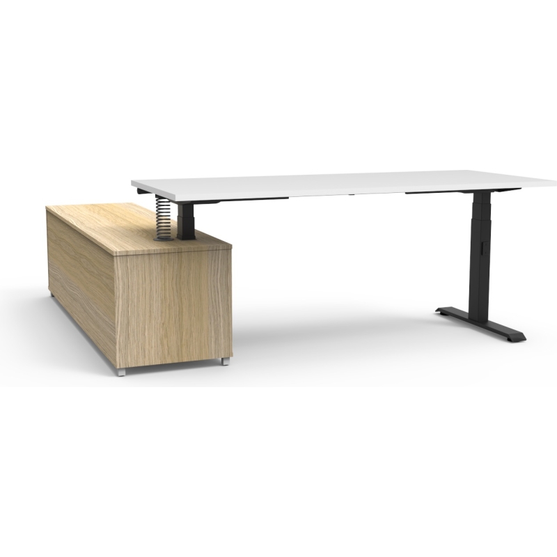 boost executive height adjustable desk