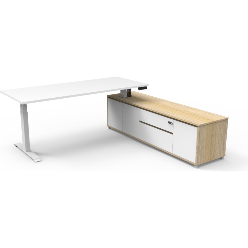 boost executive height adjustable desk