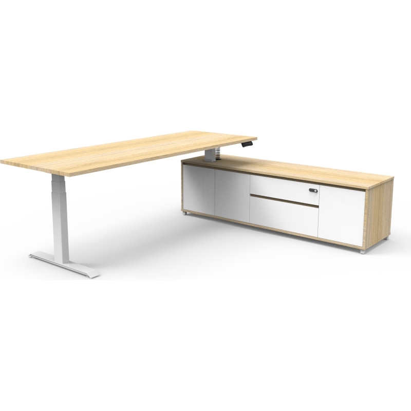 boost executive height adjustable desk