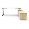 boost executive height adjustable desk