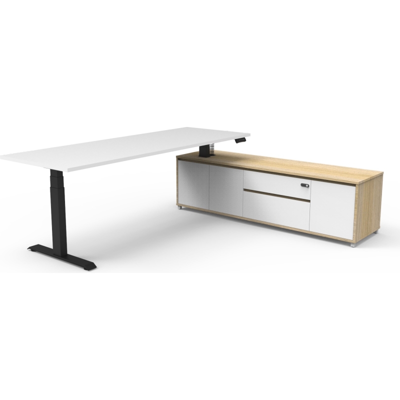 boost executive height adjustable desk