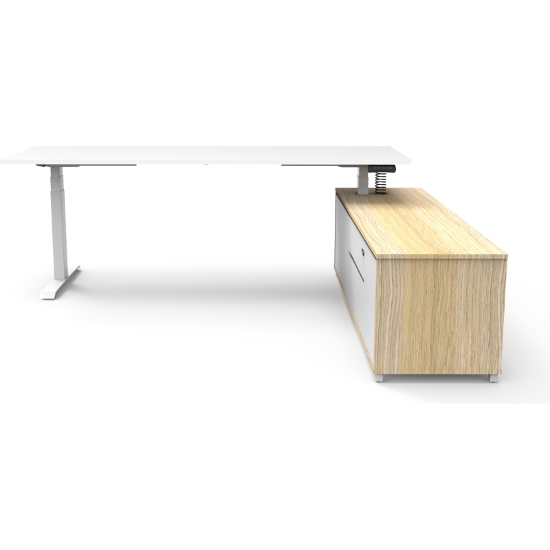 boost executive height adjustable desk