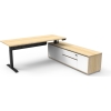 boost executive height adjustable desk