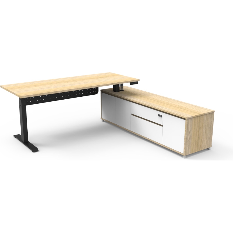 boost executive height adjustable desk