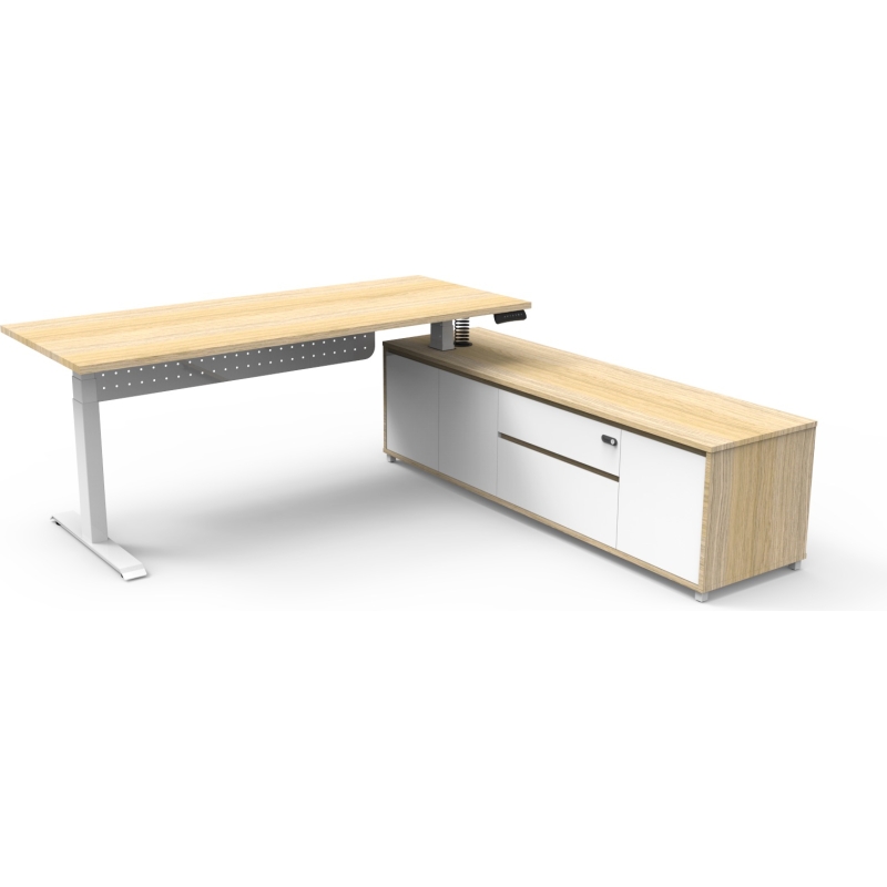 boost executive height adjustable desk