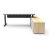 boost executive height adjustable desk