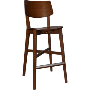 phoenix stool padded seat & back natural