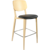 durafurn atlanta barstool large ply backrest