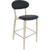 durafurn atlanta barstool narrow upholstered backrest