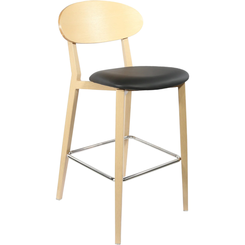 durafurn atlanta barstool narrow ply backrest