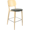 durafurn atlanta barstool large ply backrest