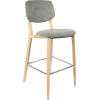 durafurn atlanta barstool large upholstered backrest