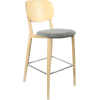 durafurn atlanta barstool large ply backrest