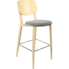 durafurn atlanta barstool large ply backrest