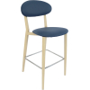 durafurn atlanta barstool narrow upholstered backrest