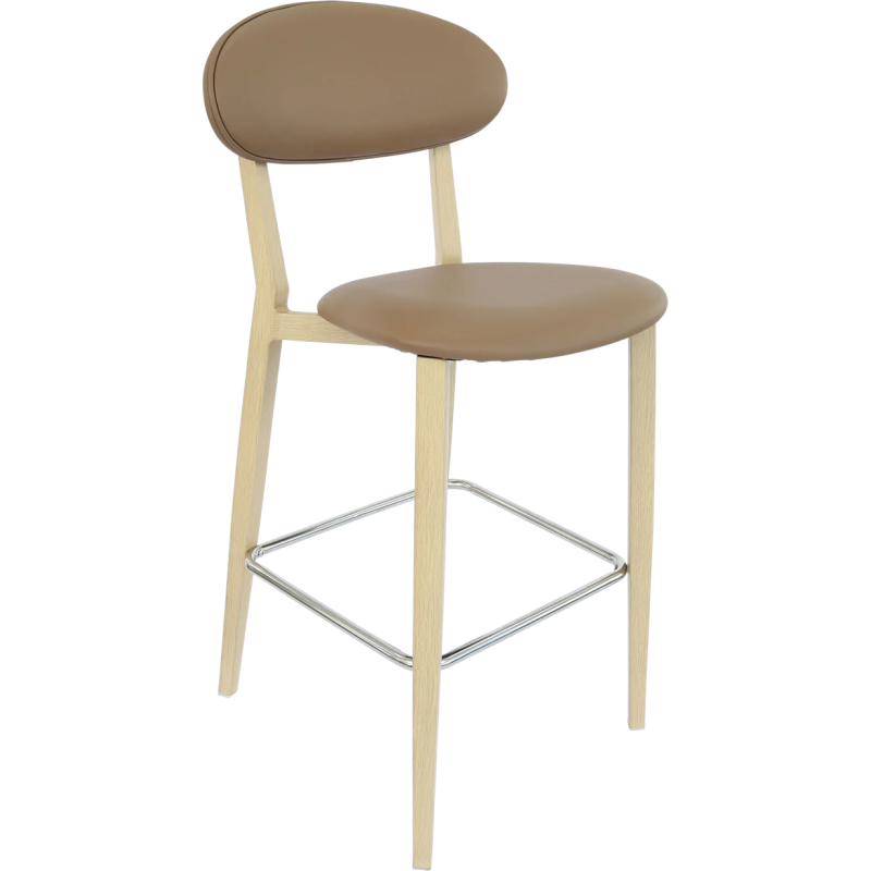 durafurn atlanta barstool narrow upholstered backrest