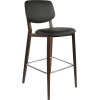 durafurn atlanta barstool large upholstered backrest
