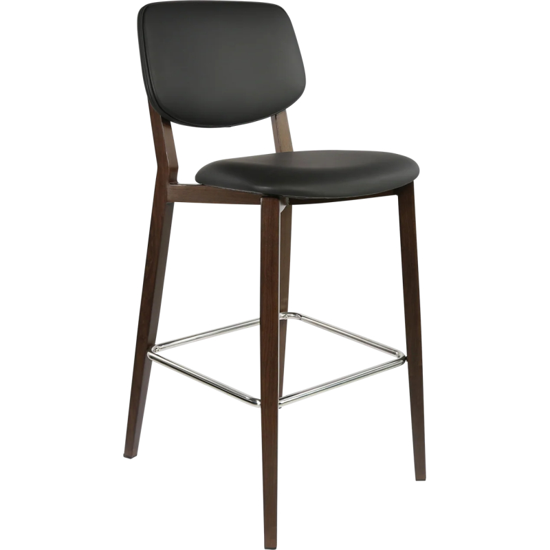 durafurn atlanta barstool large upholstered backrest