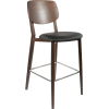 durafurn atlanta barstool large ply backrest