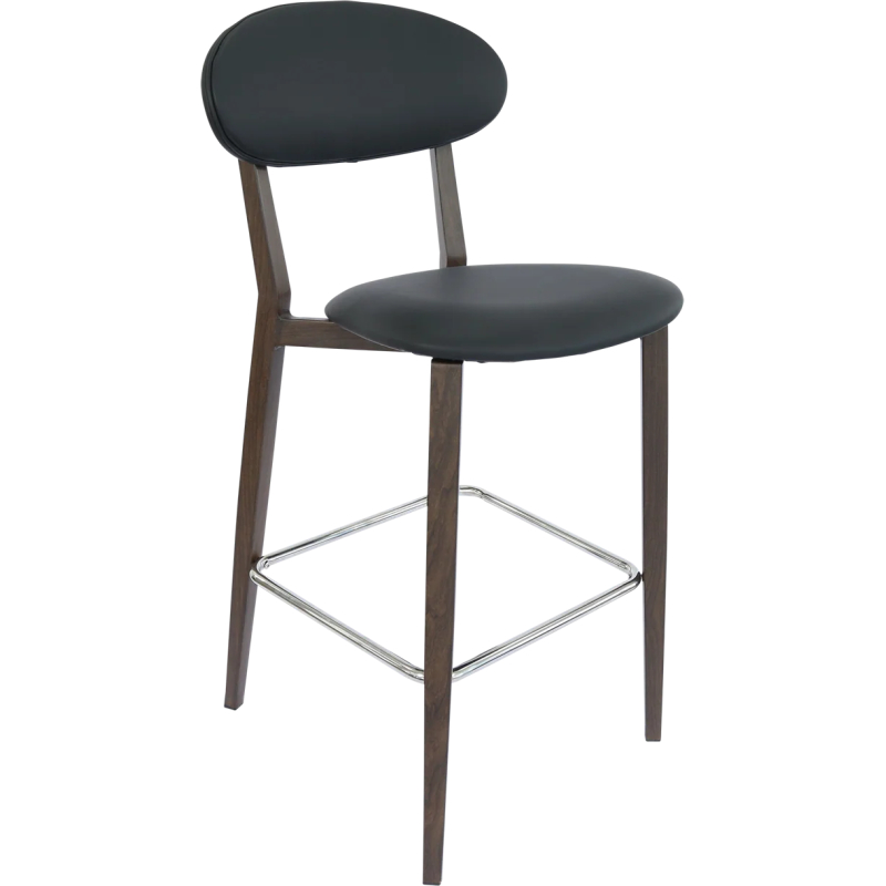 durafurn atlanta barstool narrow upholstered backrest