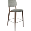 durafurn atlanta barstool large upholstered backrest