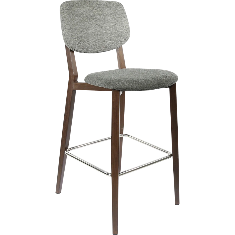 durafurn atlanta barstool large upholstered backrest