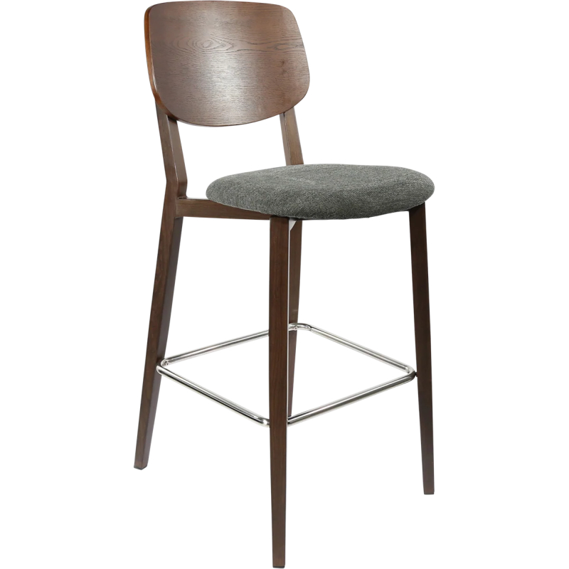 durafurn atlanta barstool large ply backrest