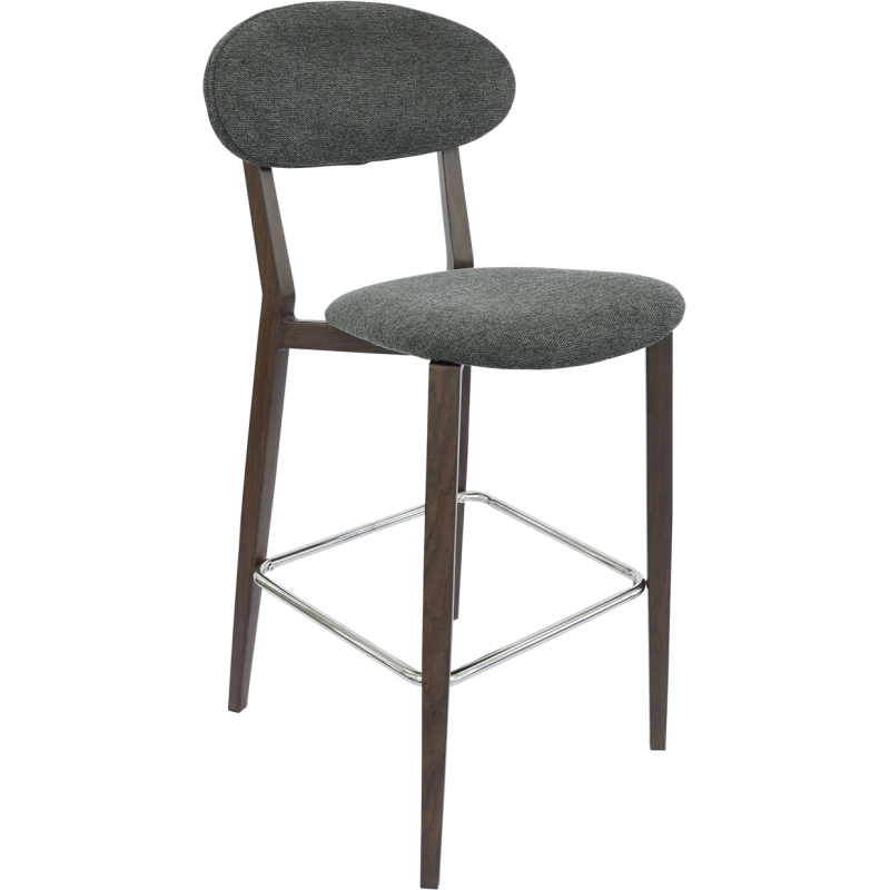 durafurn atlanta barstool narrow upholstered backrest