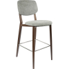 durafurn atlanta barstool large upholstered backrest