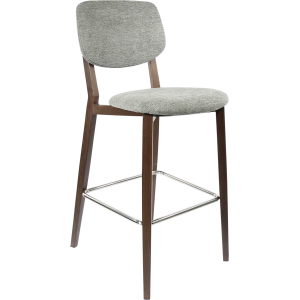 durafurn atlanta barstool large upholstered backrest